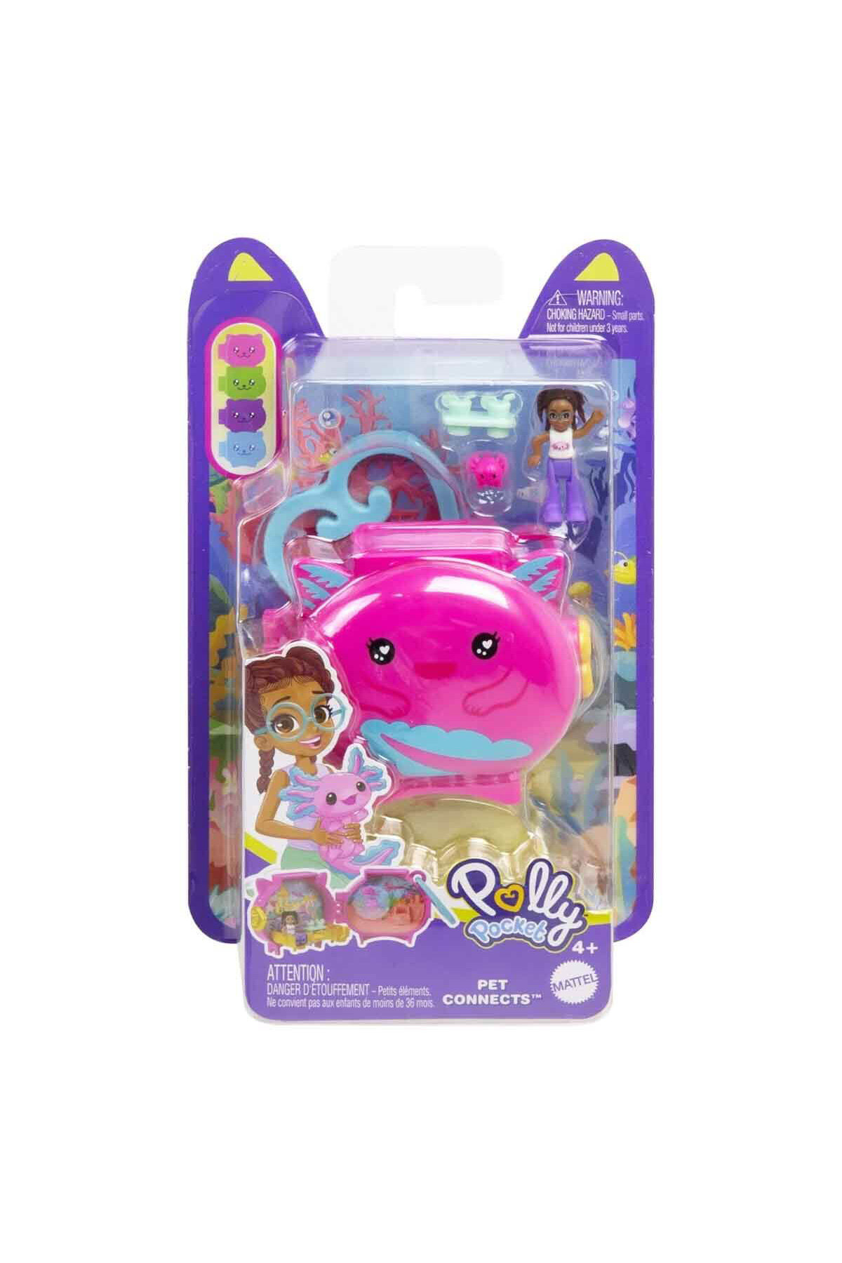 Polly Pocket Sevimli Hayvanlar Kompakt Oyun Seti GYV99-HXX22