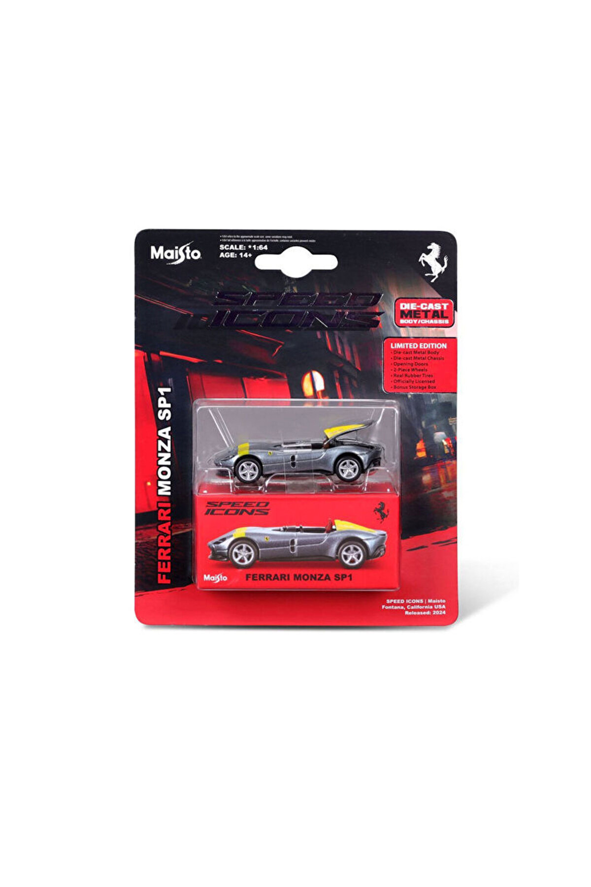 Maisto Speed Icons 1:64 Ferrari Monza SP1 Gri