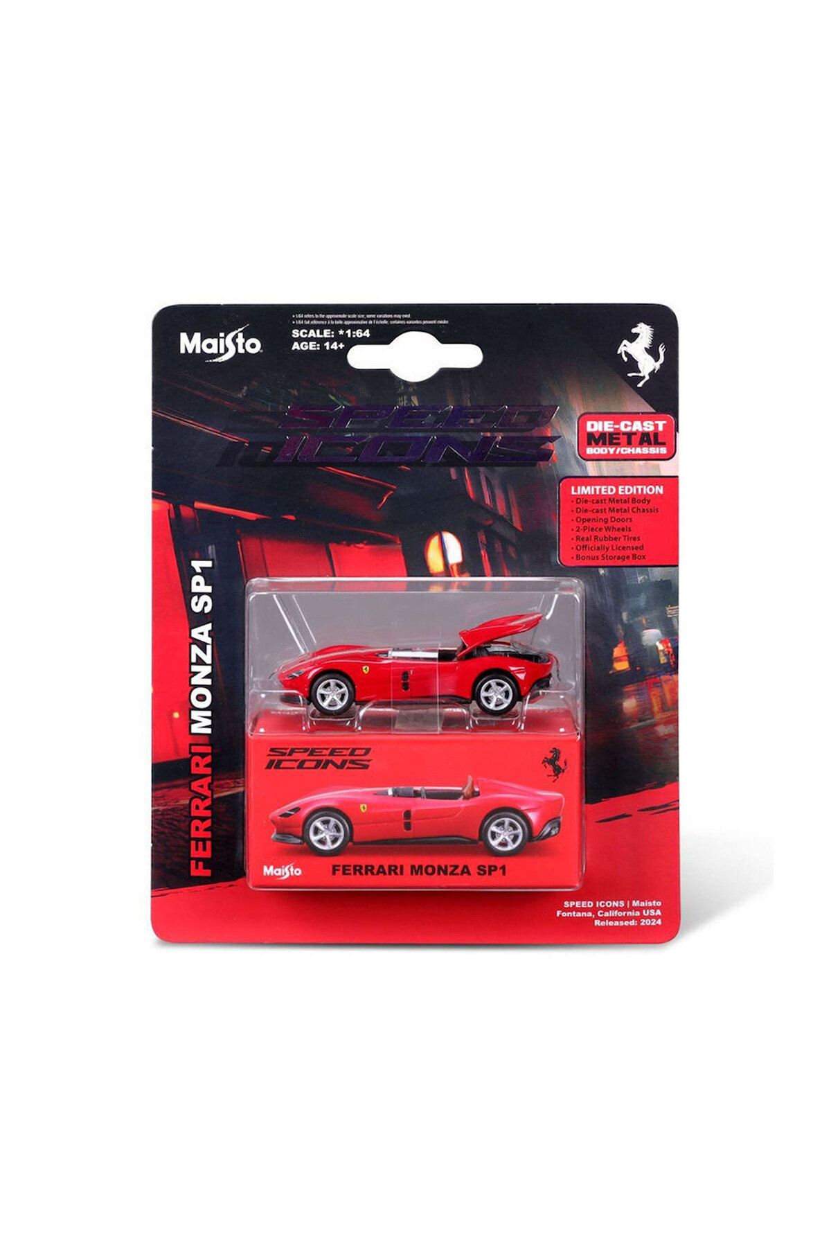 Maisto Speed Icons 1:64 Ferrari Monza SP1 Kırmızı