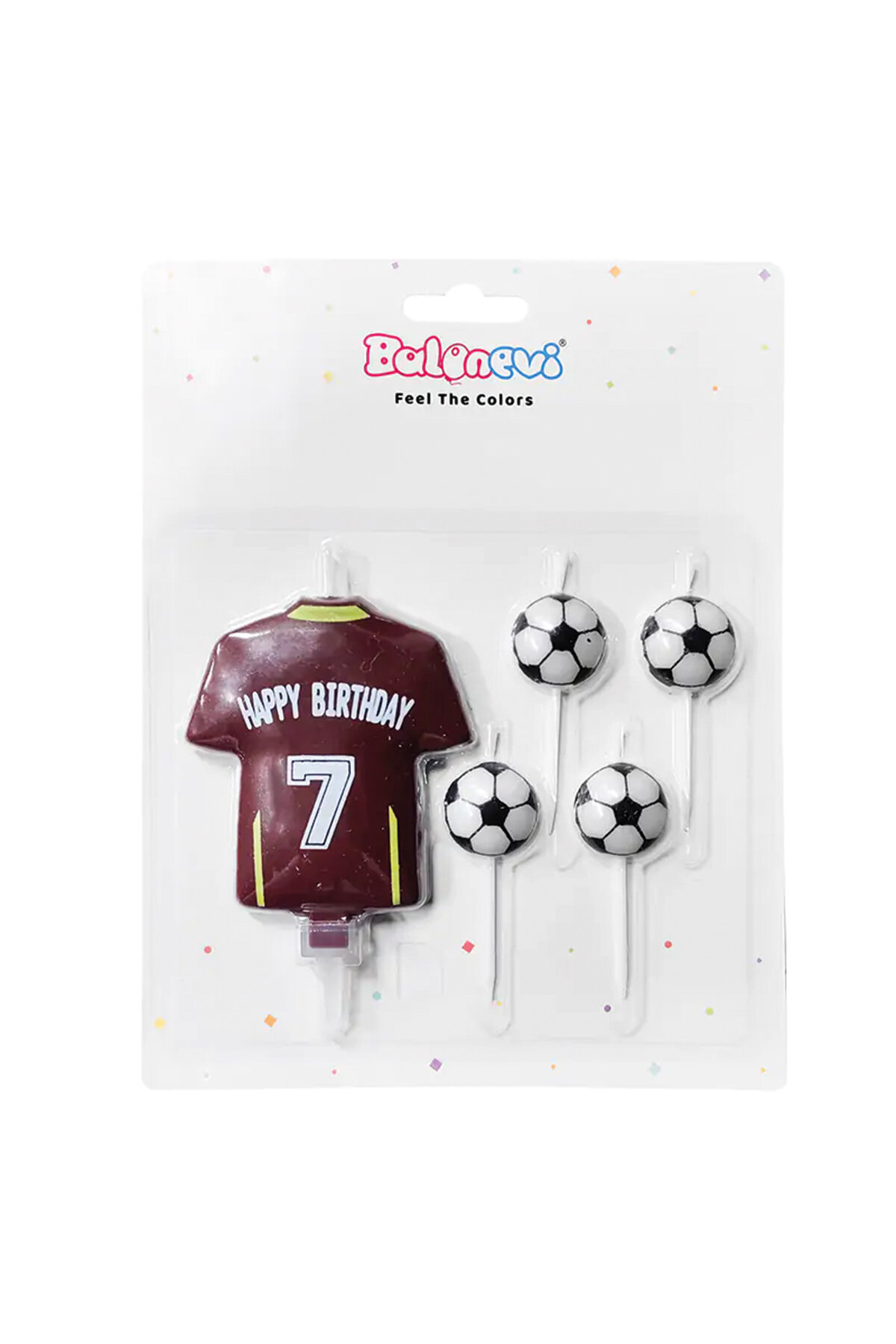 Balonevi Futbol Temalı Mum Seti