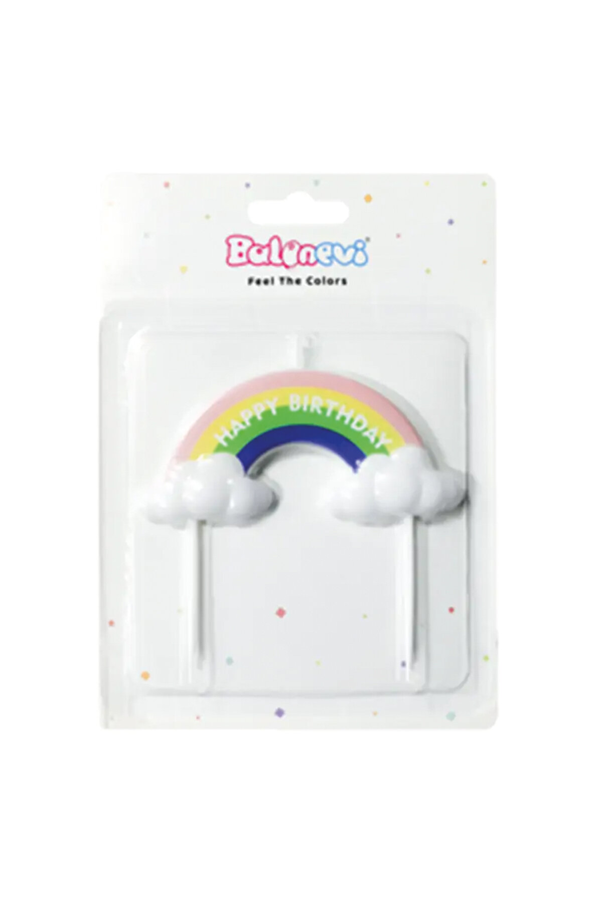 Balonevi Gökkuşağı Şekilli Happy Birthday Mum