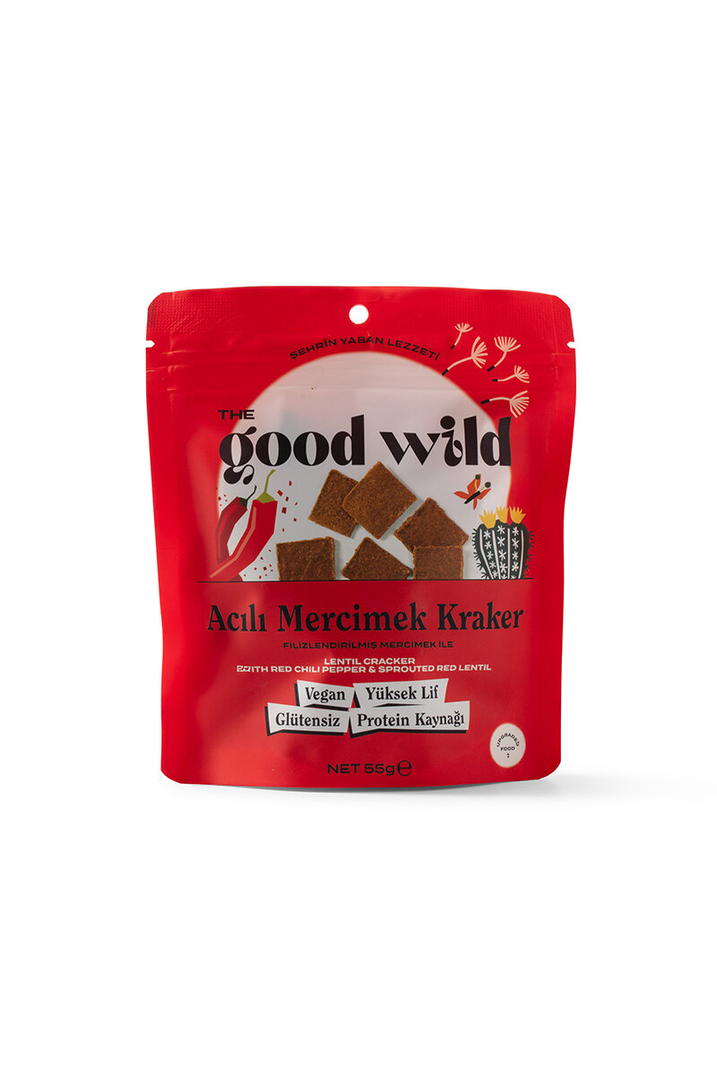 The Good Wild Acılı Mercimek Kraker 55 G