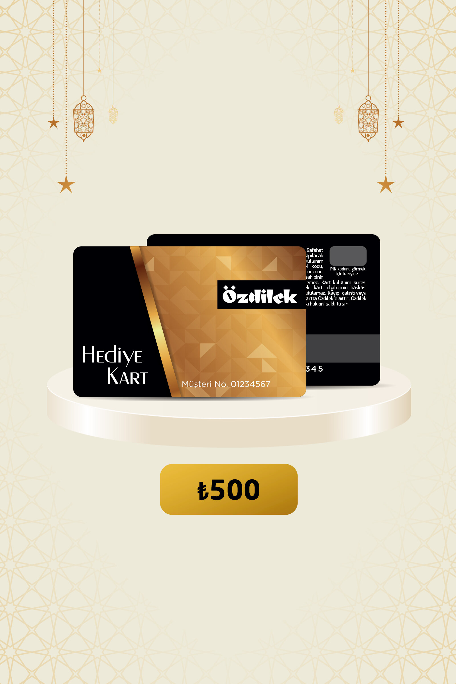Hediye Kartı 500 TL