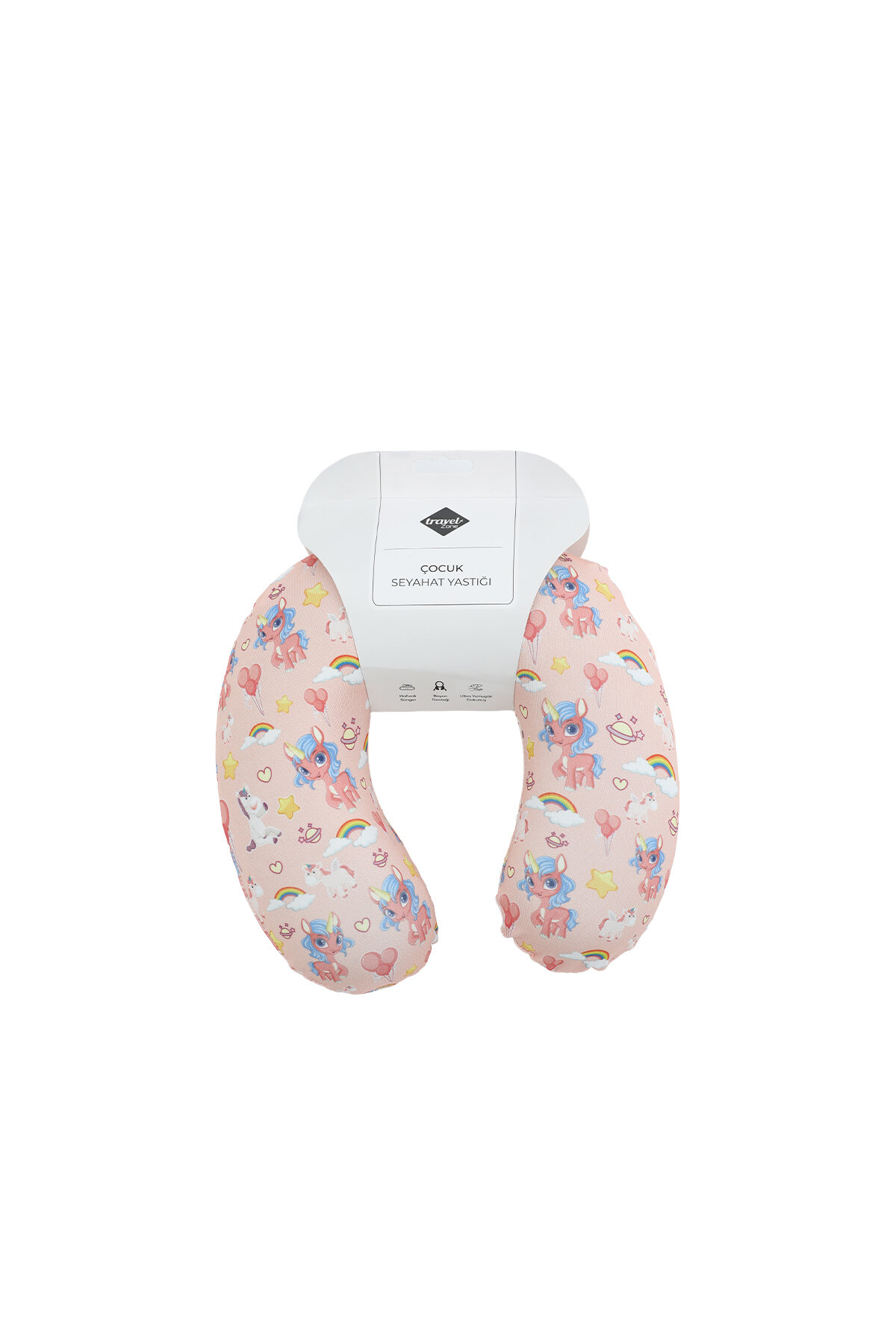 Travel Zone Çocuk Visco Seyahat Yastığı Pembe
