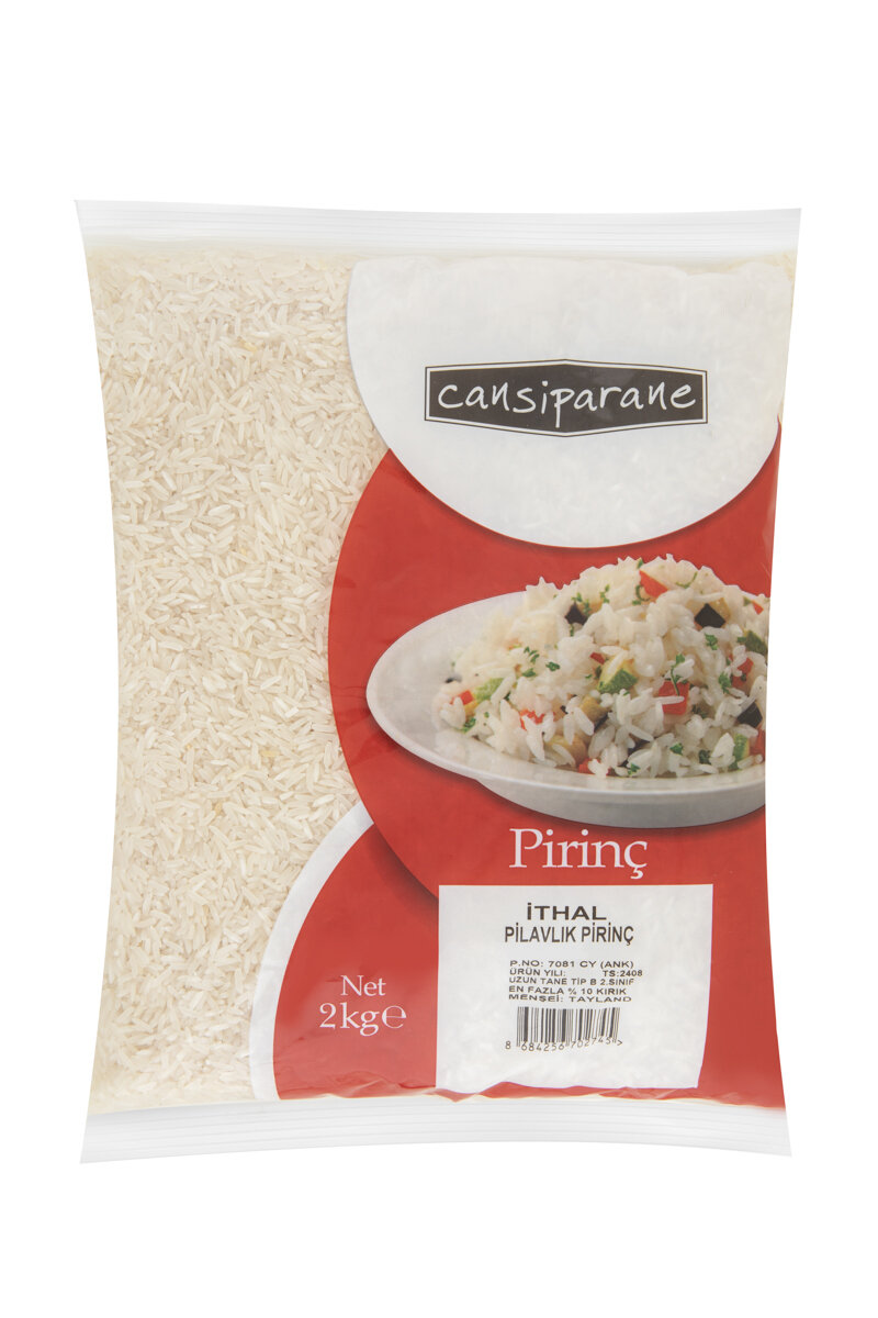 Cansiparane İthal Pilavlık Pirinç 2 kg