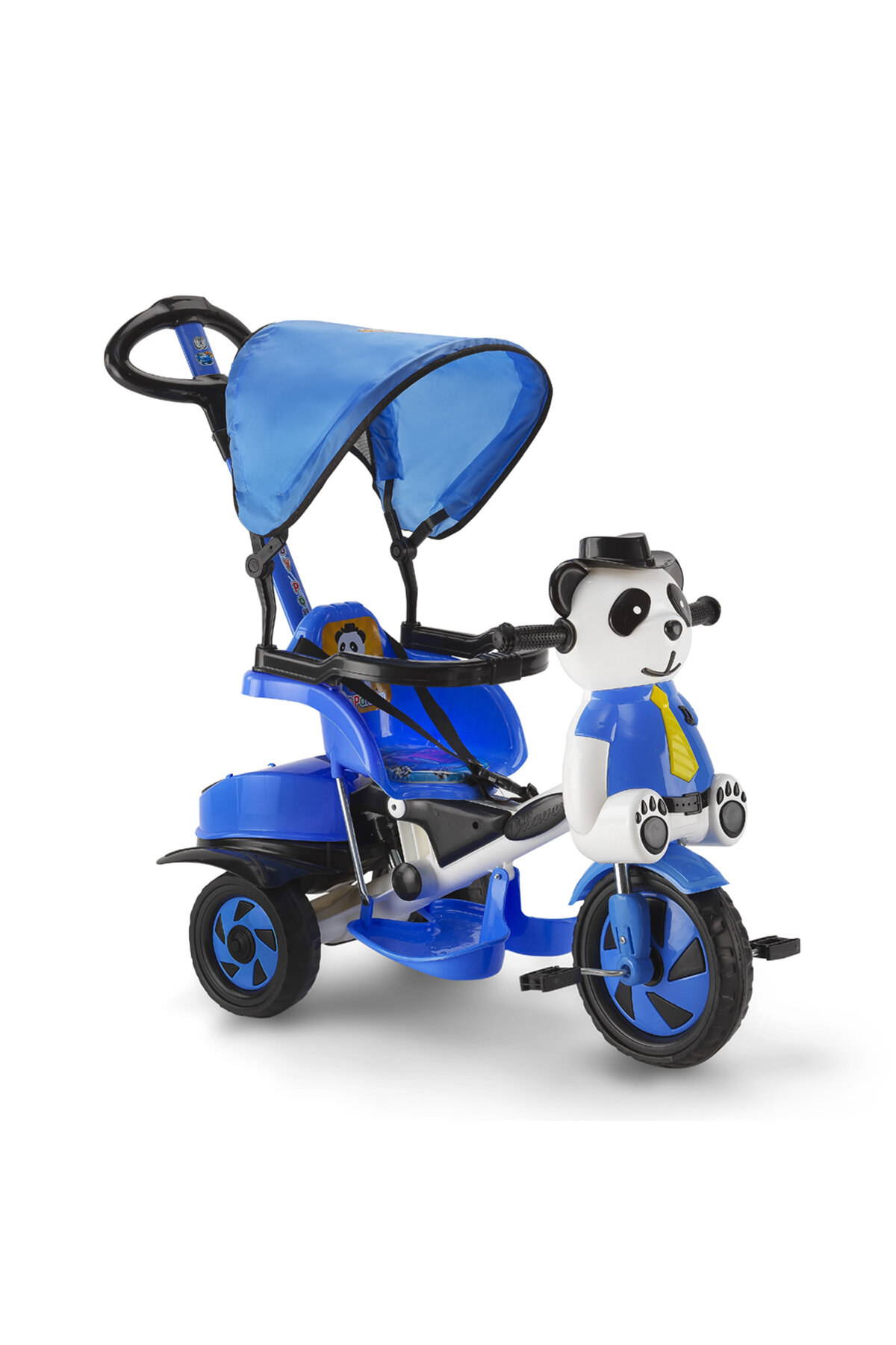 Baby Poufi Panda 3 Teker Bisiklet Mavi