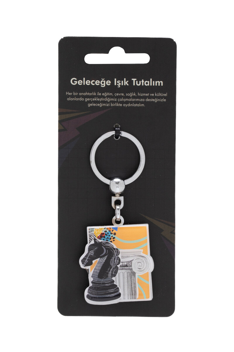 Anahtarlık Damla Modern Sanat Satranç