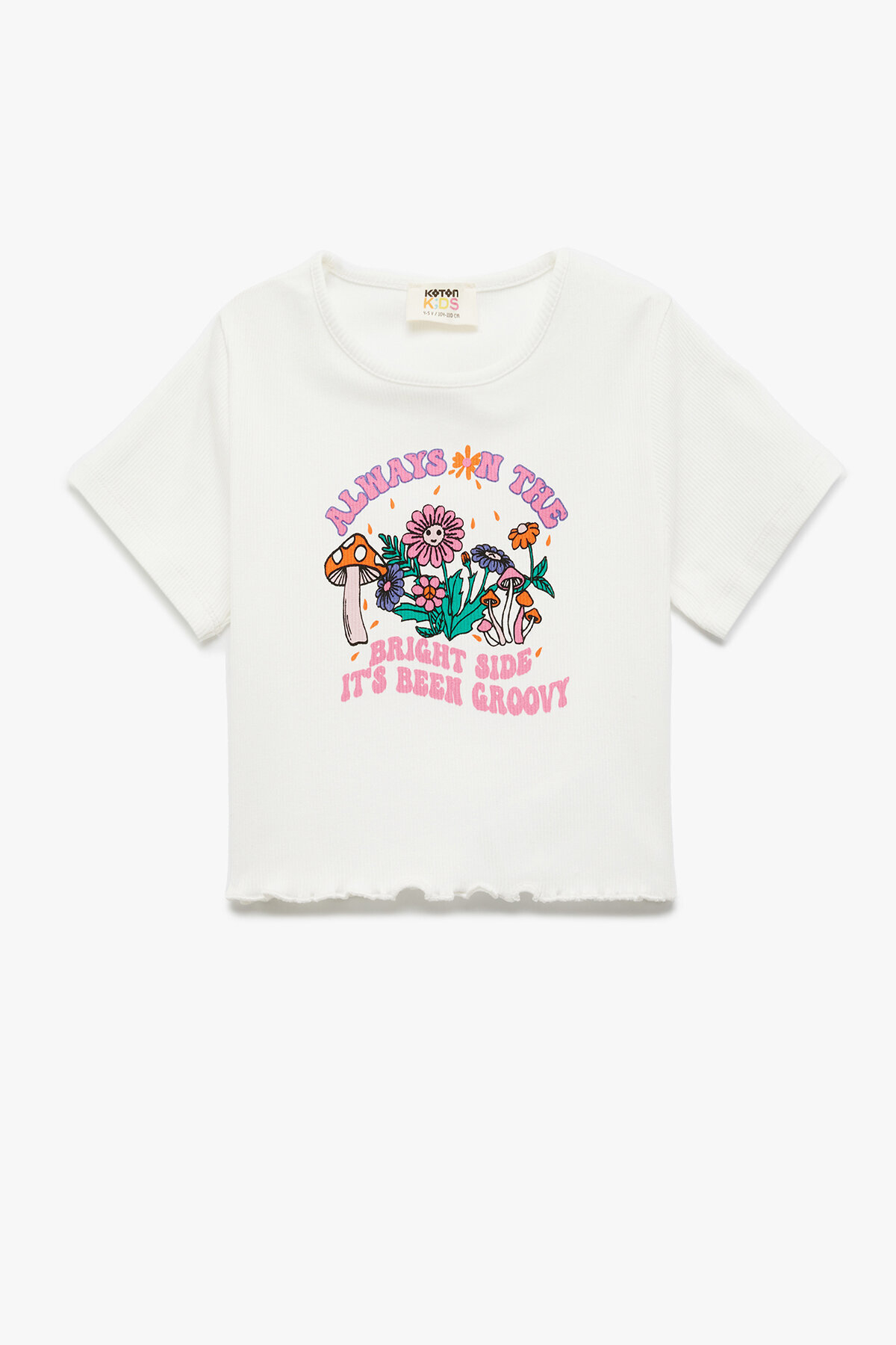 Koton Kız Çocuk Tişört 5SKG10049AK