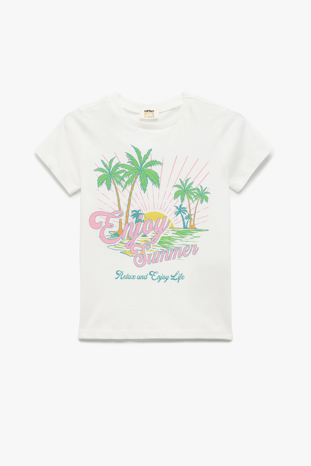 Koton Kız Çocuk Tişört 5SKG10068AK