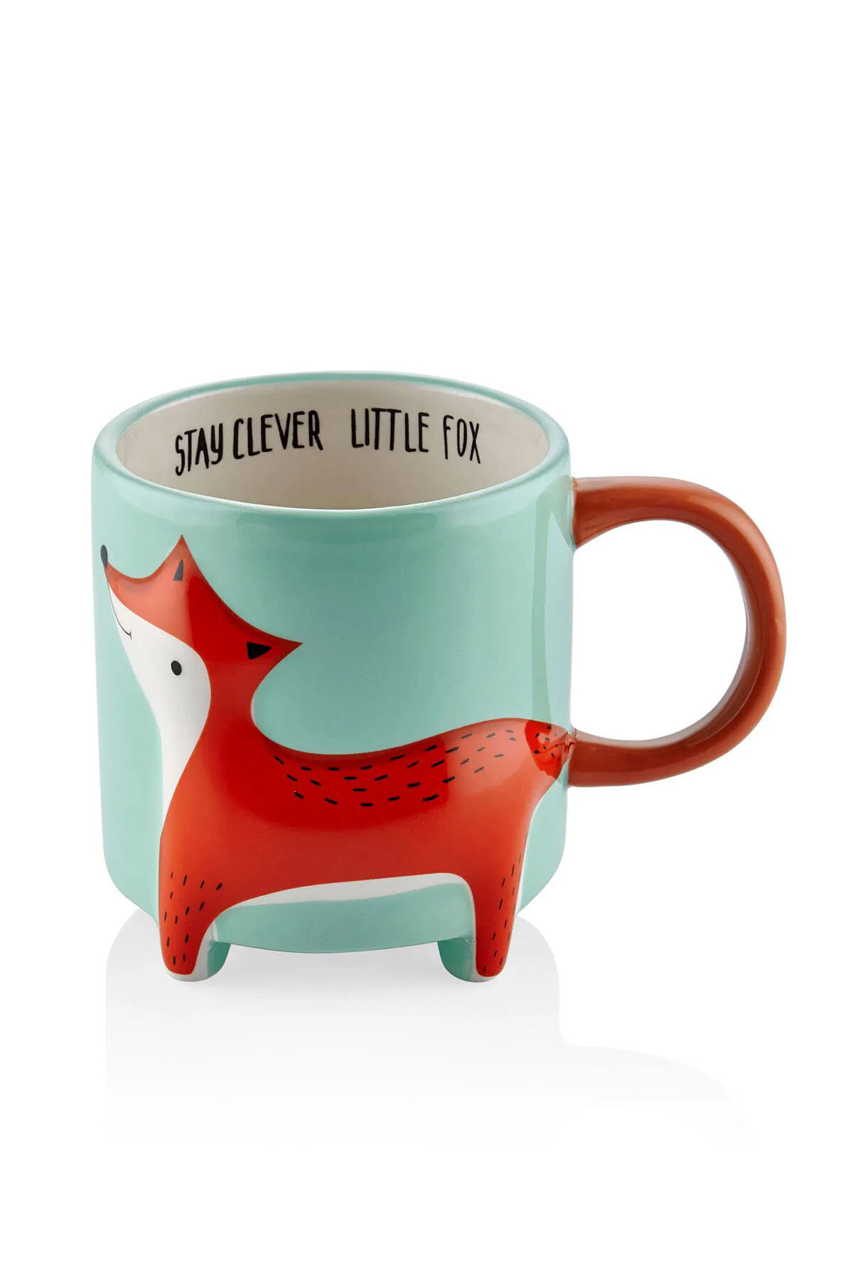 The Mia Tilki Ayaklı Seramik Kupa 500 cc