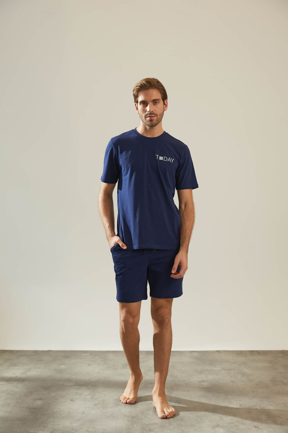 Hays Erkek Kısa Kollu Şort Pijama Takımı 36470LACI