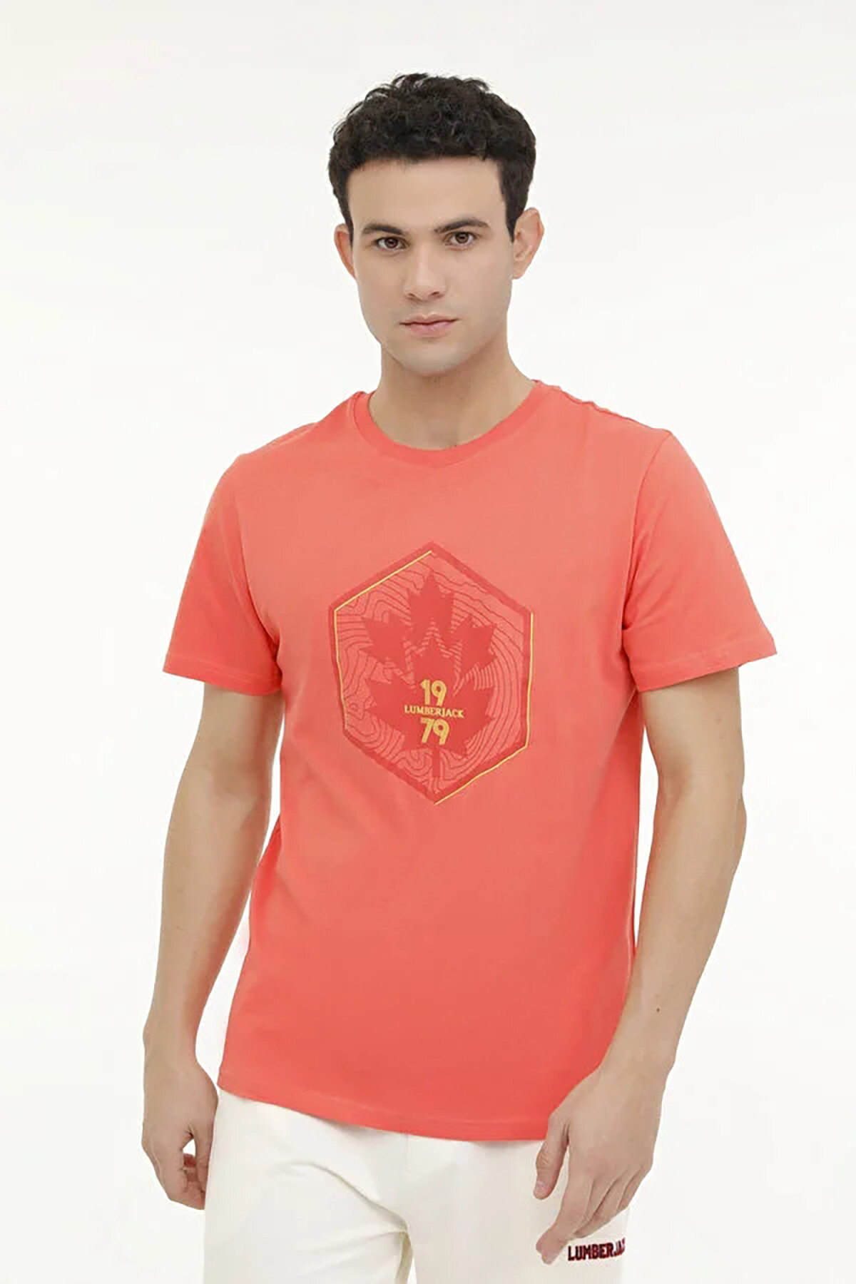 Lumberjack Erkek Tişört WOOD 11URB343-067 NARCICE
