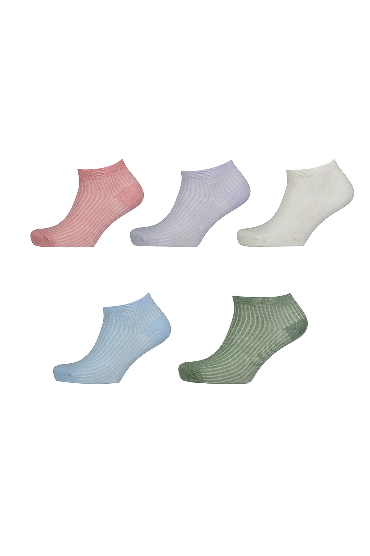 Lumberjack Kadın 5'li Çorap NOOR-3 5LI 32SN859 PASTEL MOR
