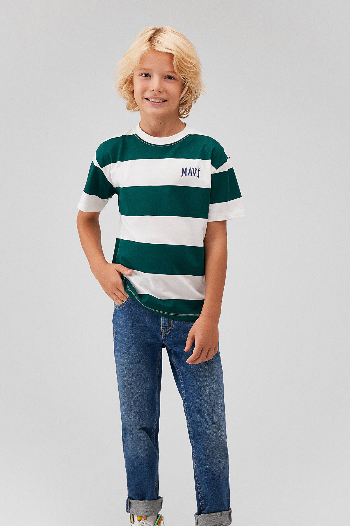 Mavi Erkek Çocuk Tişört M6610183-88060