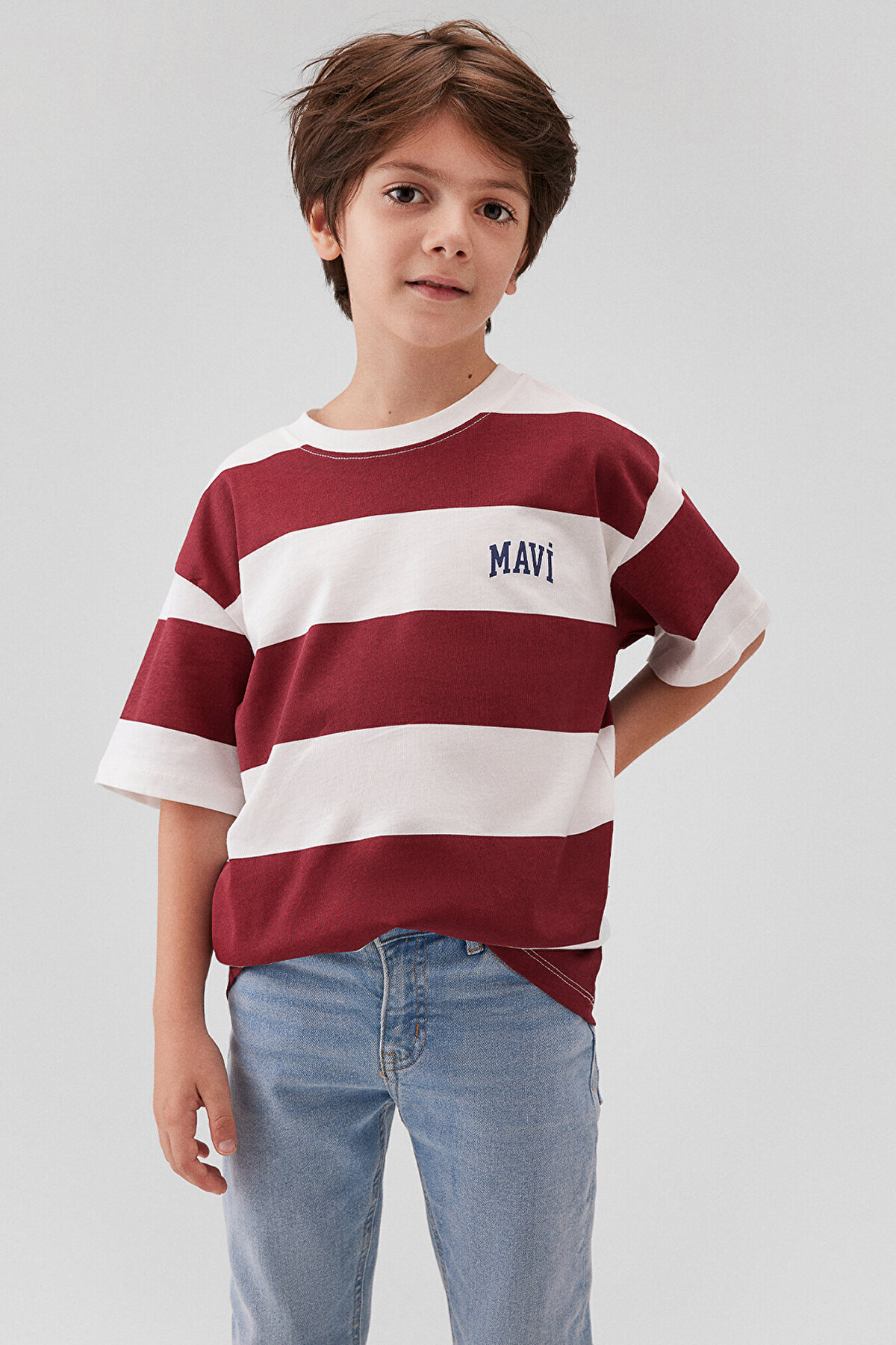 Mavi Erkek Çocuk Tişört M6610183-88061