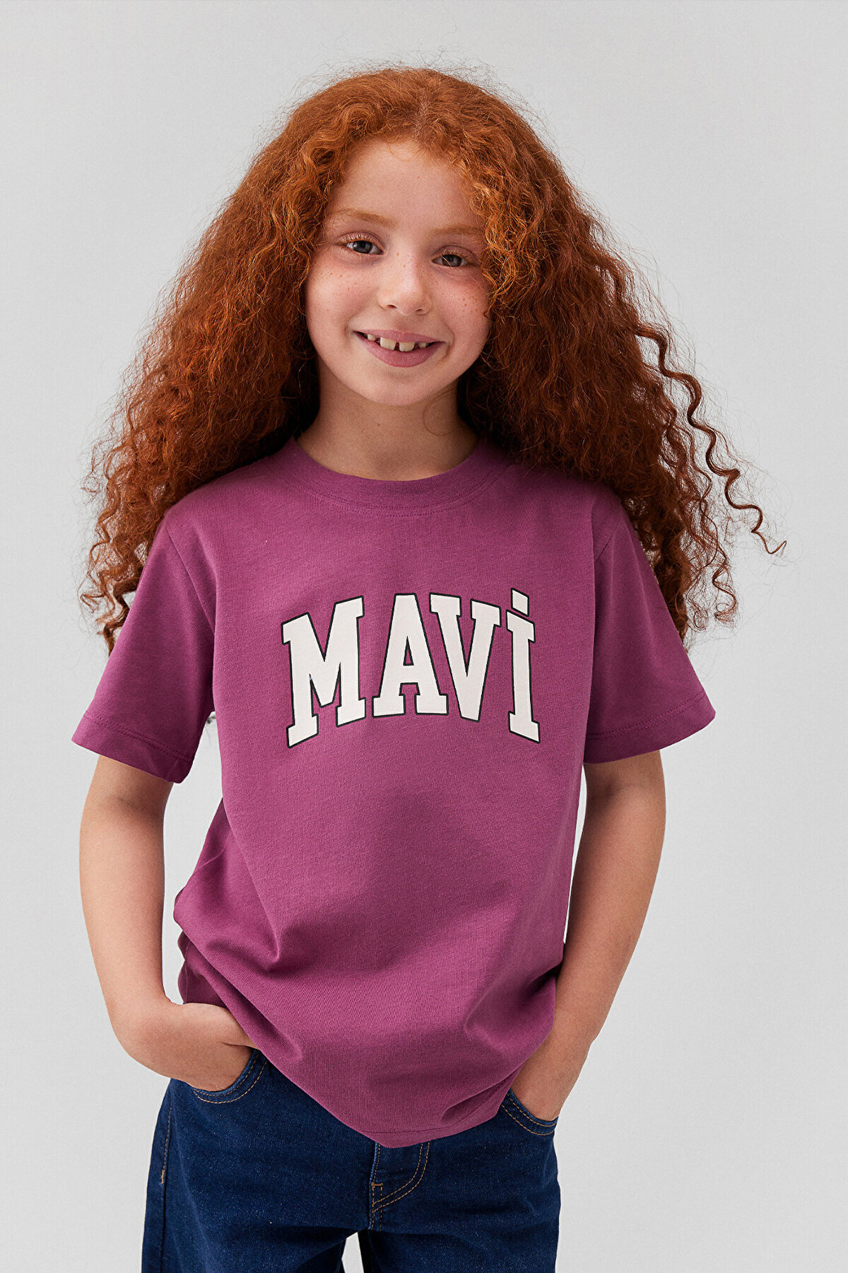 Mavi Kız Çocuk Tişört M7610109-70651