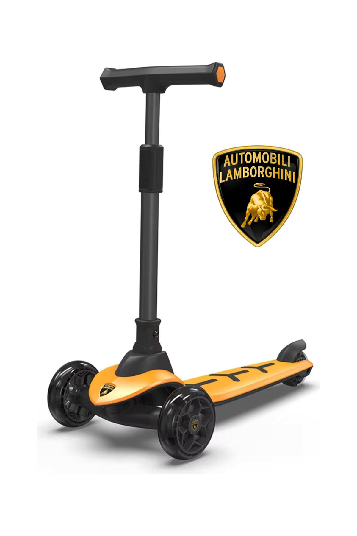 Lamborghini Sarı Scooter Işıklı Tekerlek LB2005