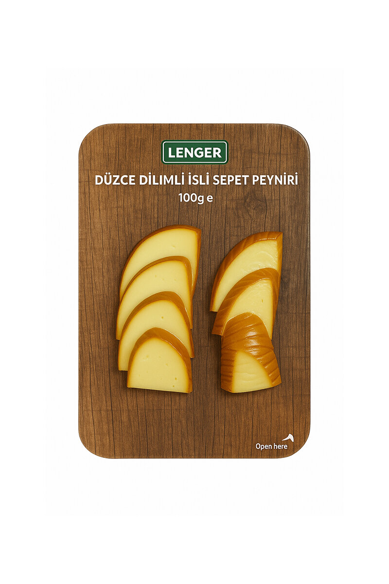Lenger Düzce Dilimli İsli Sepet Peyniri 100 G