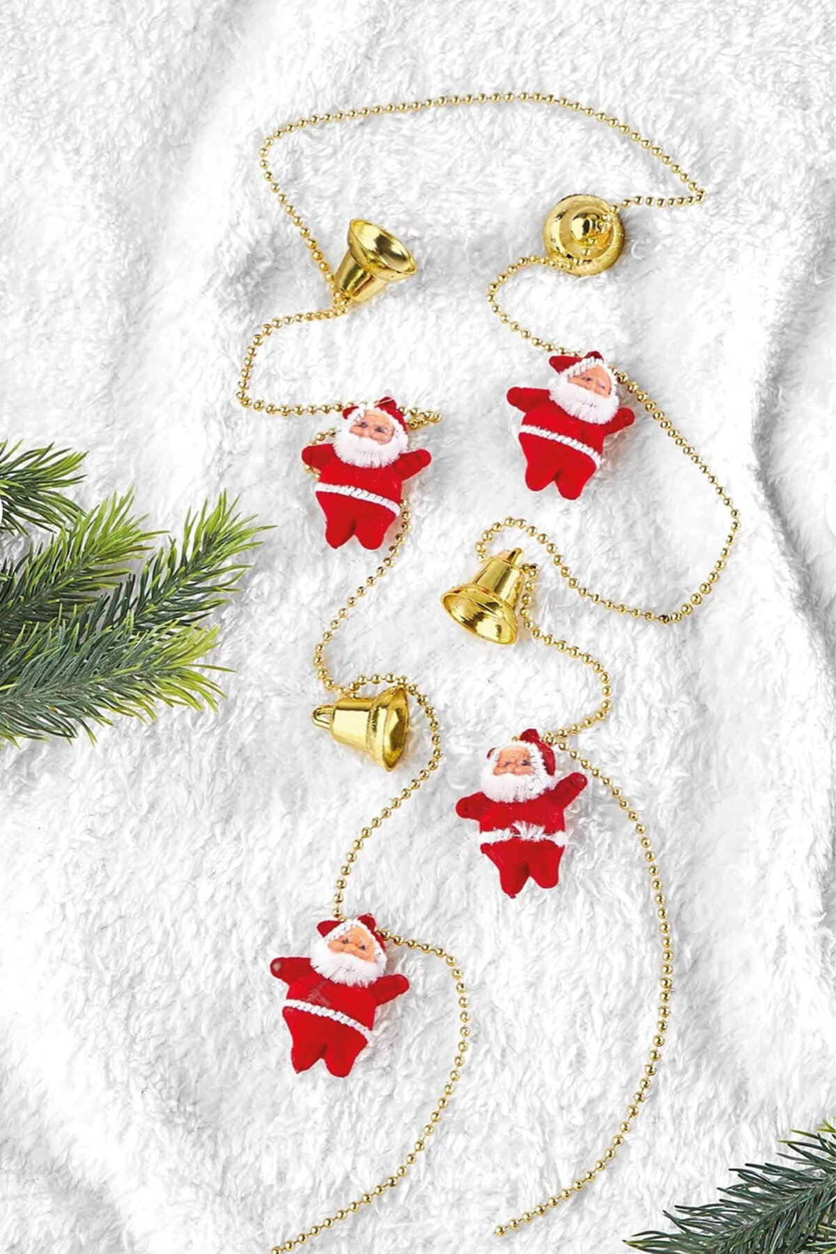 Mistique Home Noel Babalı Zincir Ağaç Süsü 120 cm