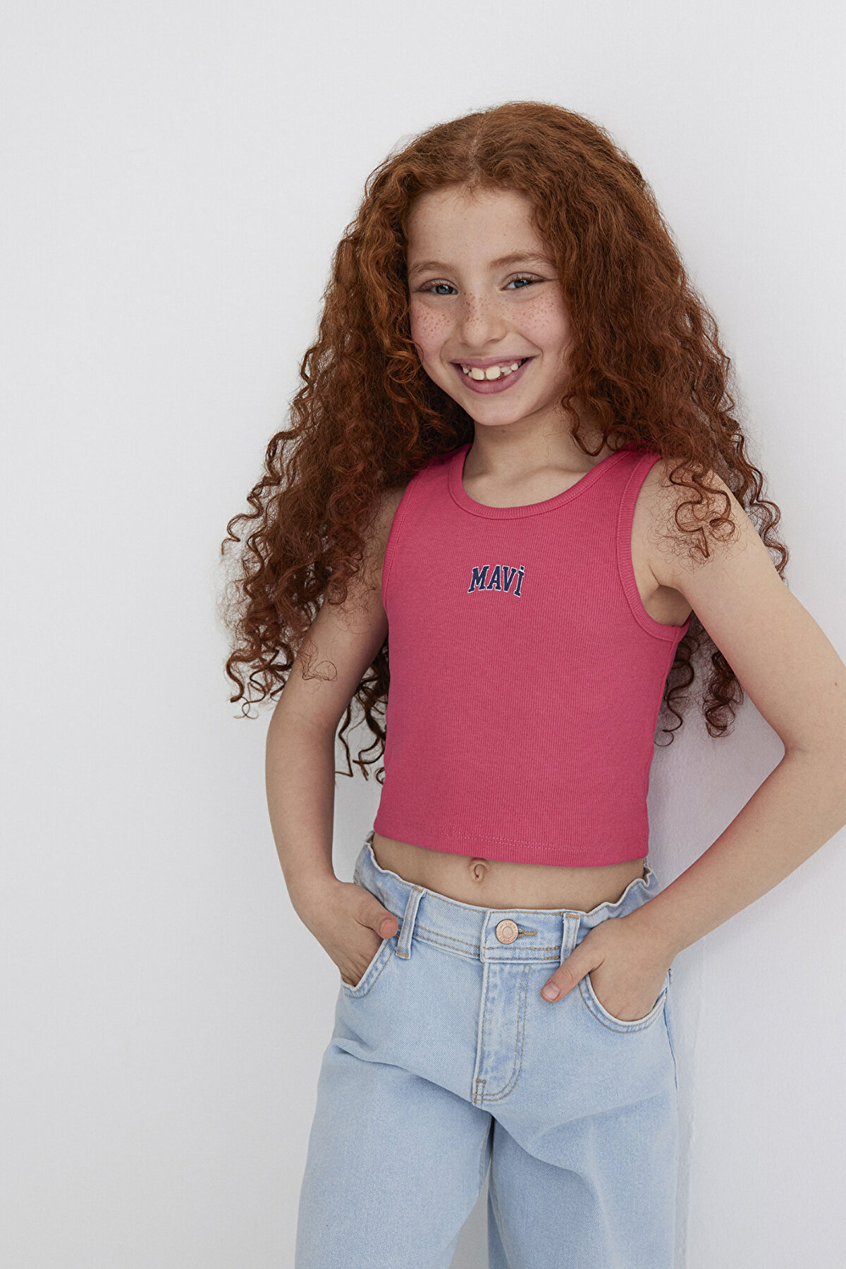 Mavi Kız Çocuk Tişört M7610336-71111