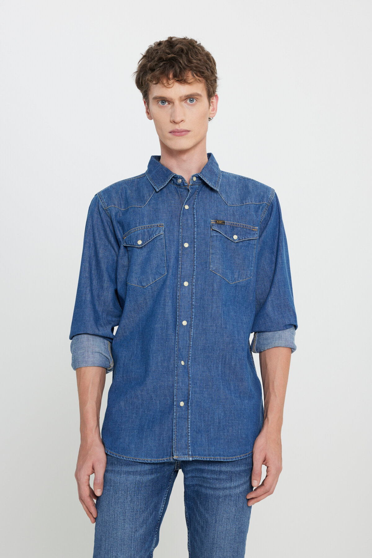 Lee Erkek Kot Gömlek L241513XT