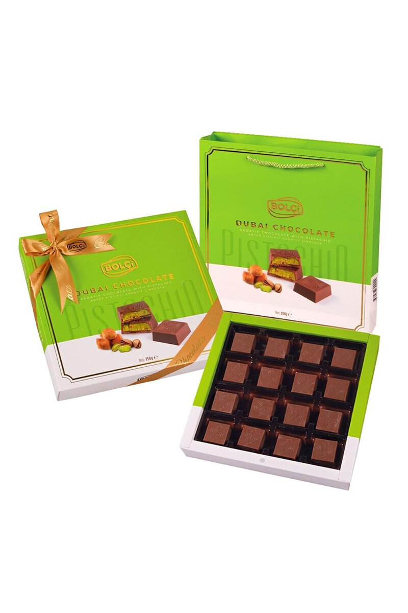 Bolçi Dubai Çikolatası Kutu 256g