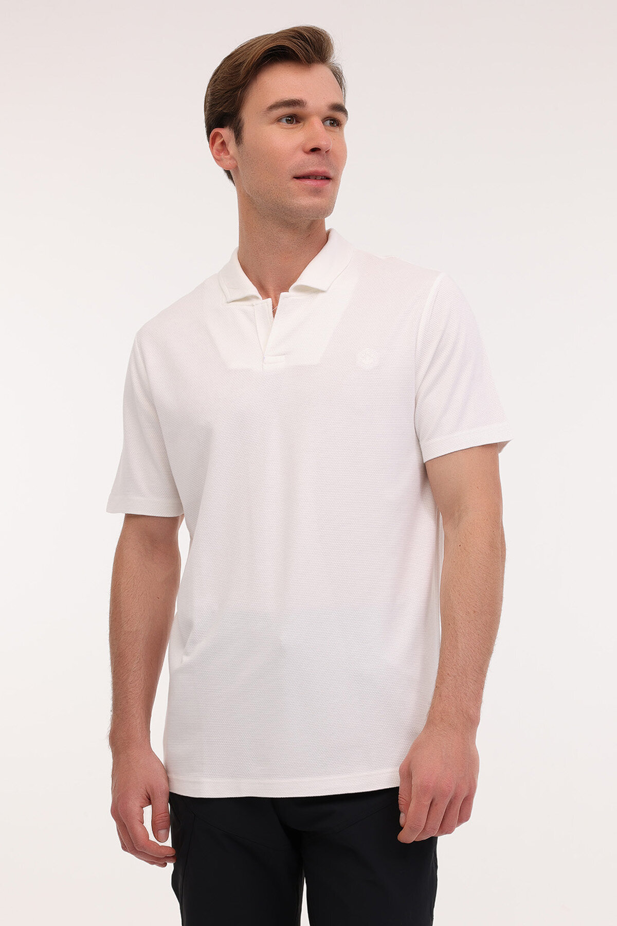 Lumberjack Erkek Polo Yaka Tişört JUAN 12URB4001 BEYAZ