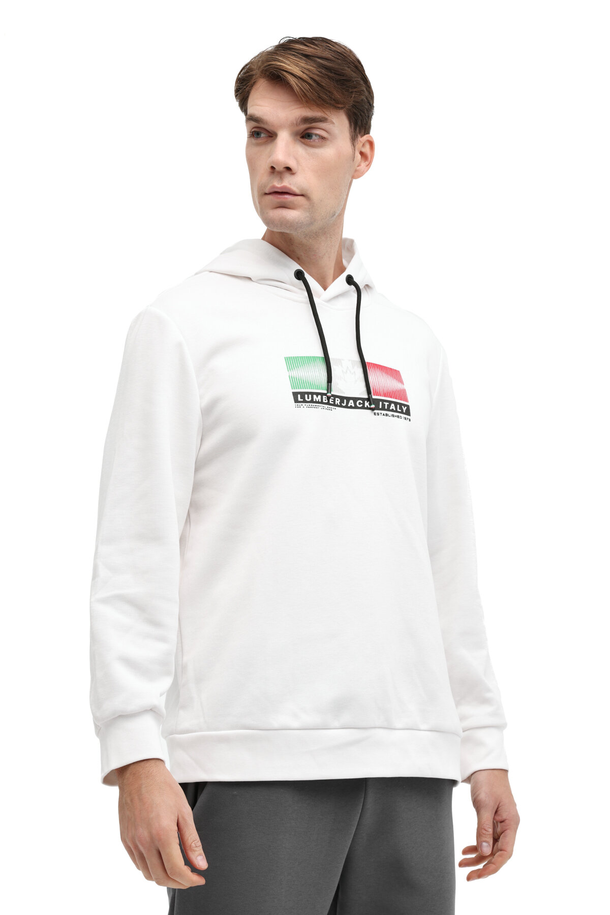 Lumberjack Erkek Sweatshirt MAGRO 17ITL706 EKRU