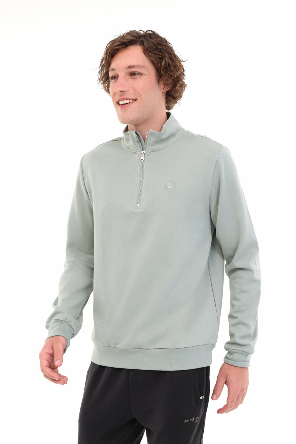 Lumberjack Erkek Sweatshirt BS47 HZIP SW ADACAYI