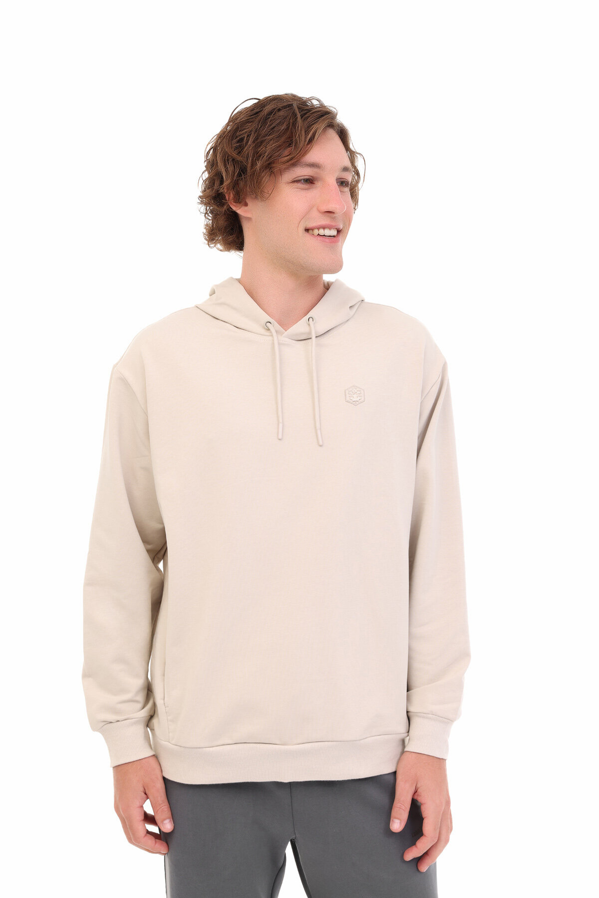 Lumberjack Erkek Sweatshirt BASIC HO SN73 BEJ