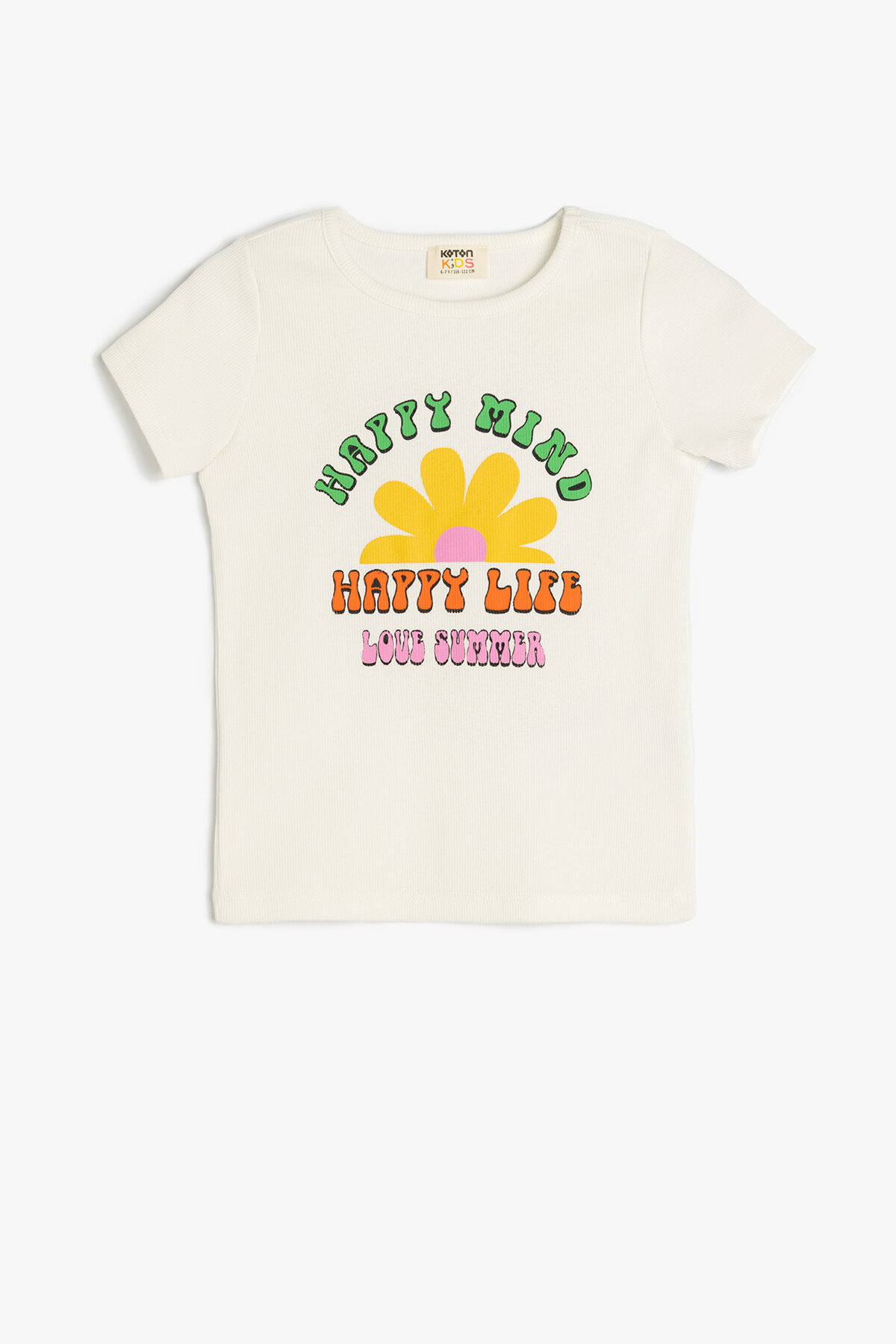 Koton Kız Çocuk Tişört 5SKG10438AK