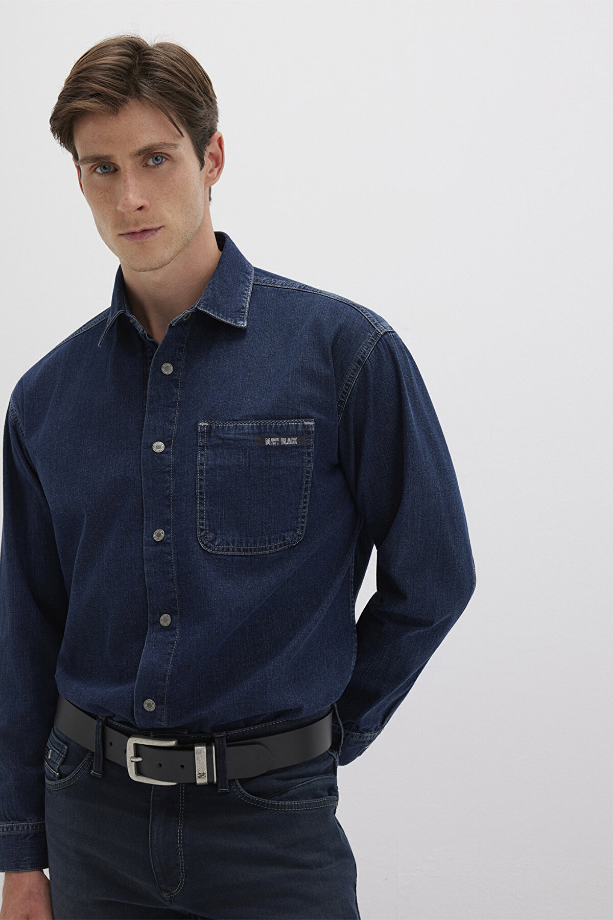 Mavi Erkek Kot Gömlek M0210588-90768