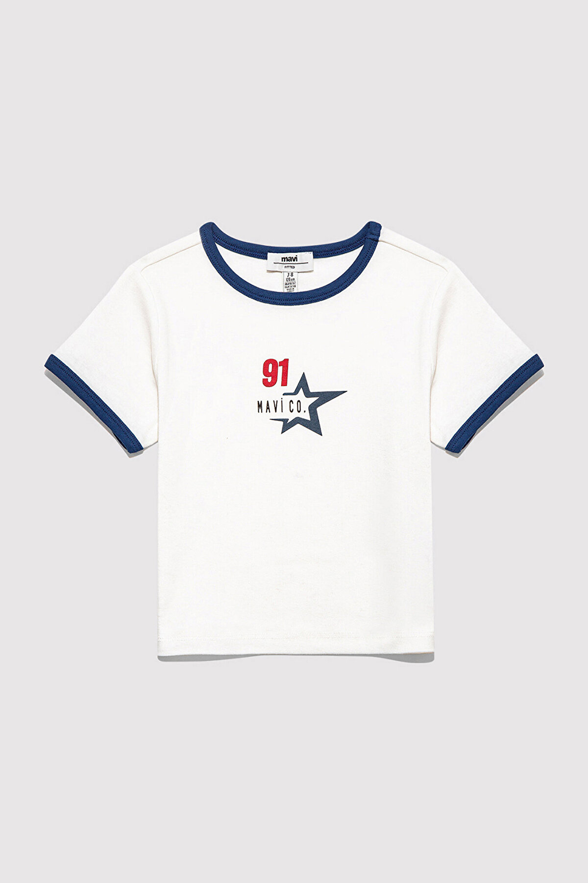 Mavi Kız Çocuk Tişört M7610345-70057