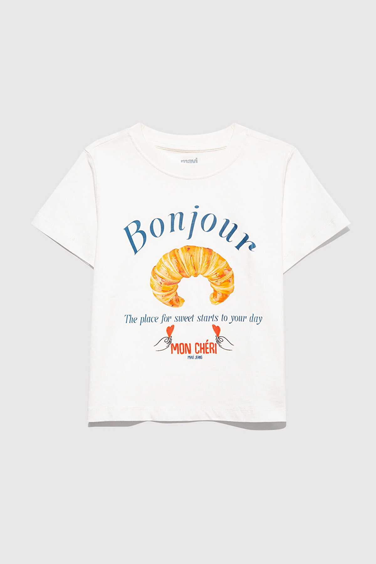 Mavi Kız Çocuk Tişört M7610358-70057