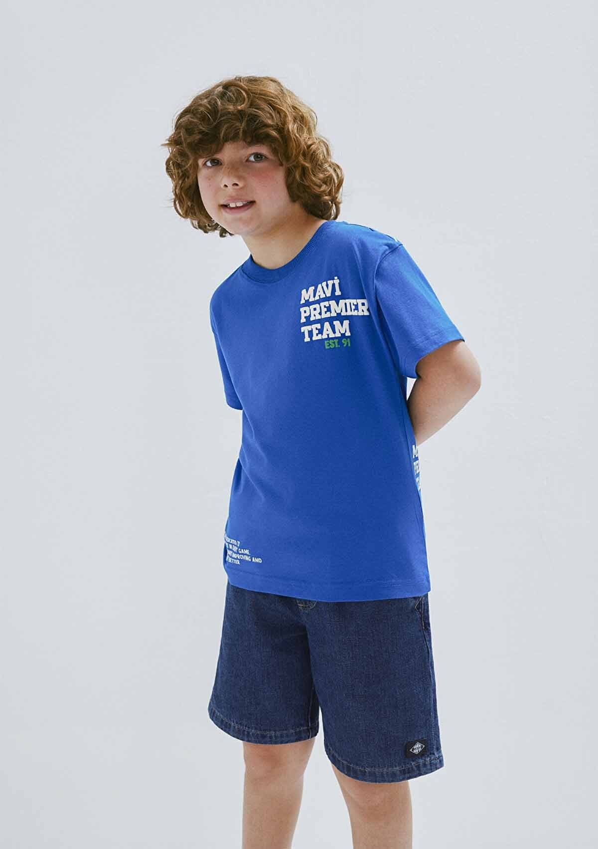 Mavi Erkek Çocuk Tişört M6610415-82491