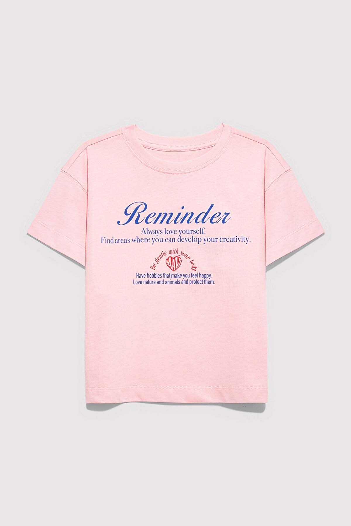 Mavi Kız Çocuk Tişört M7610398-71007