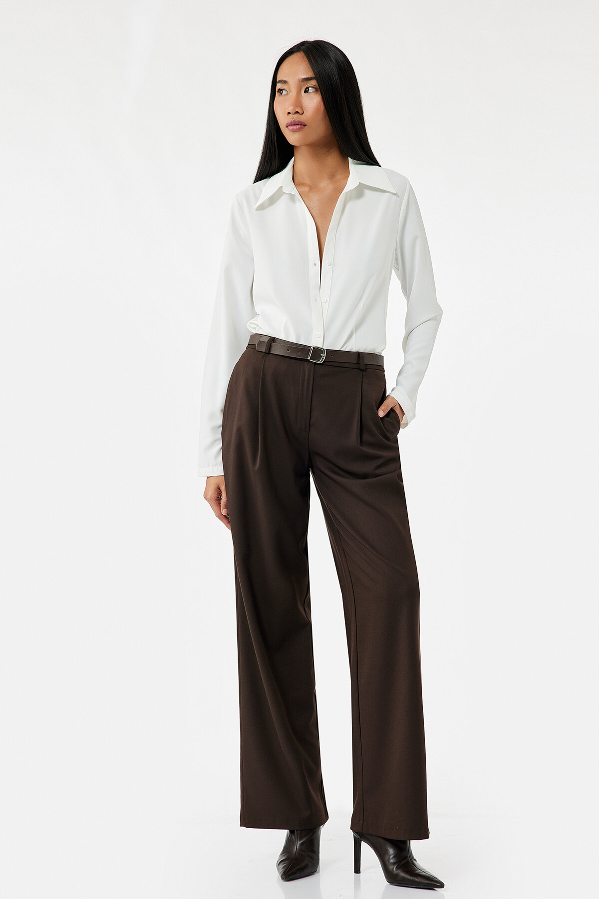 Koton Kadın Gömlek 6WAK60006PW