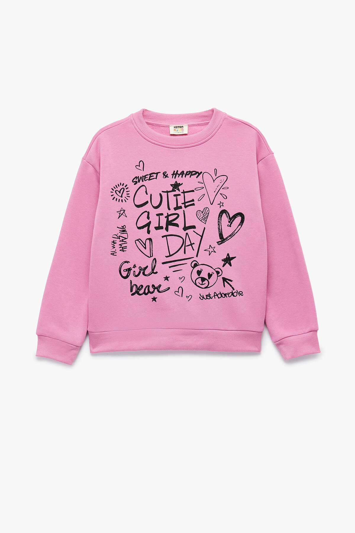 Koton Kız Çocuk Sweatshirt 6WKG10108AK