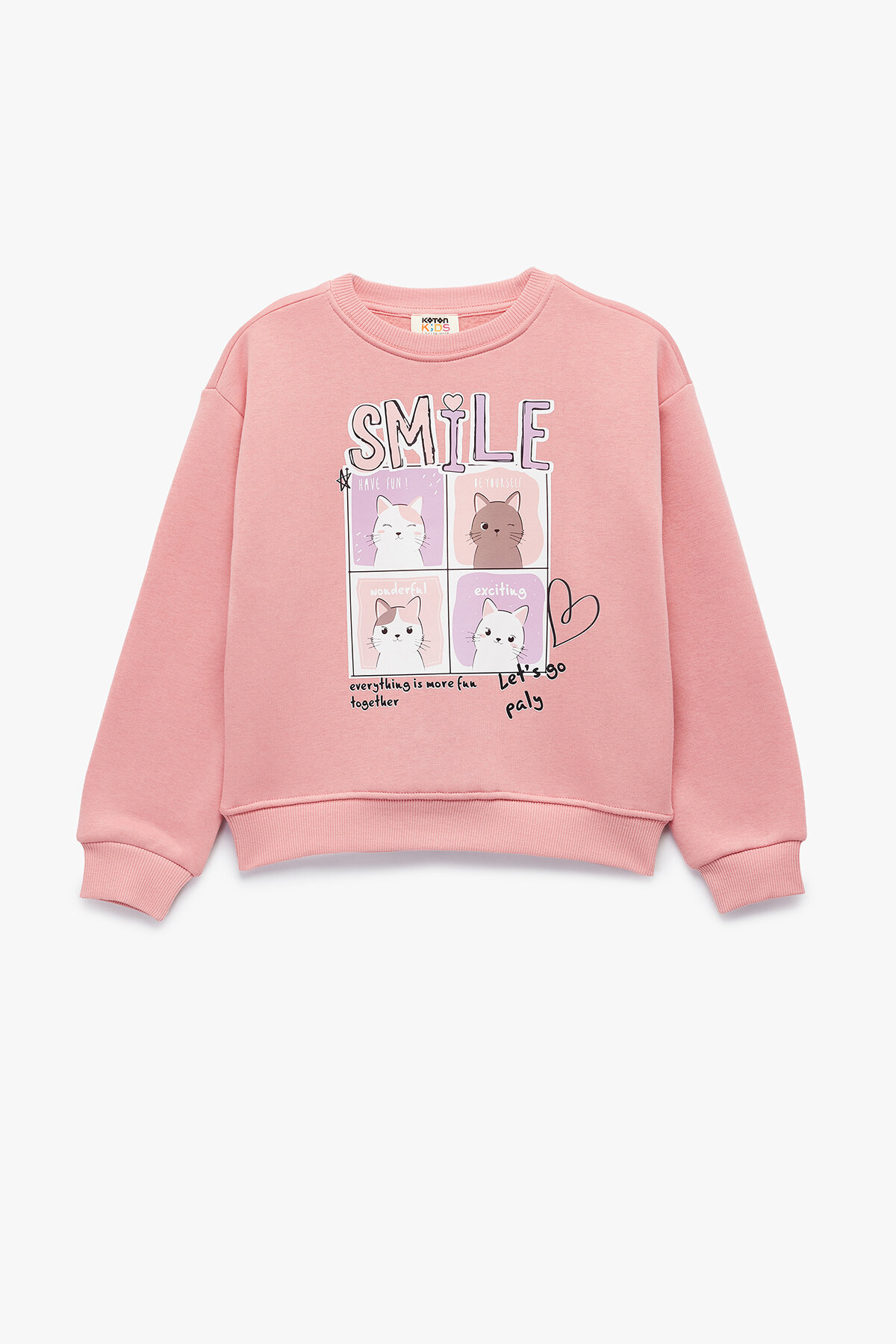 Koton Kız Çocuk Sweatshirt 6WKG10144AK