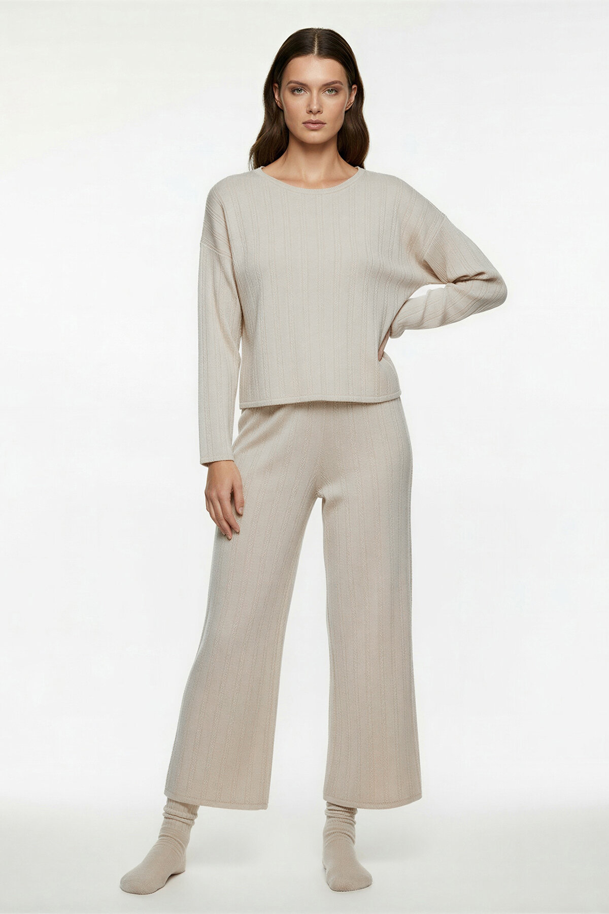 Koton Kadın Pijama Üstü 6WLK40041MK.GR