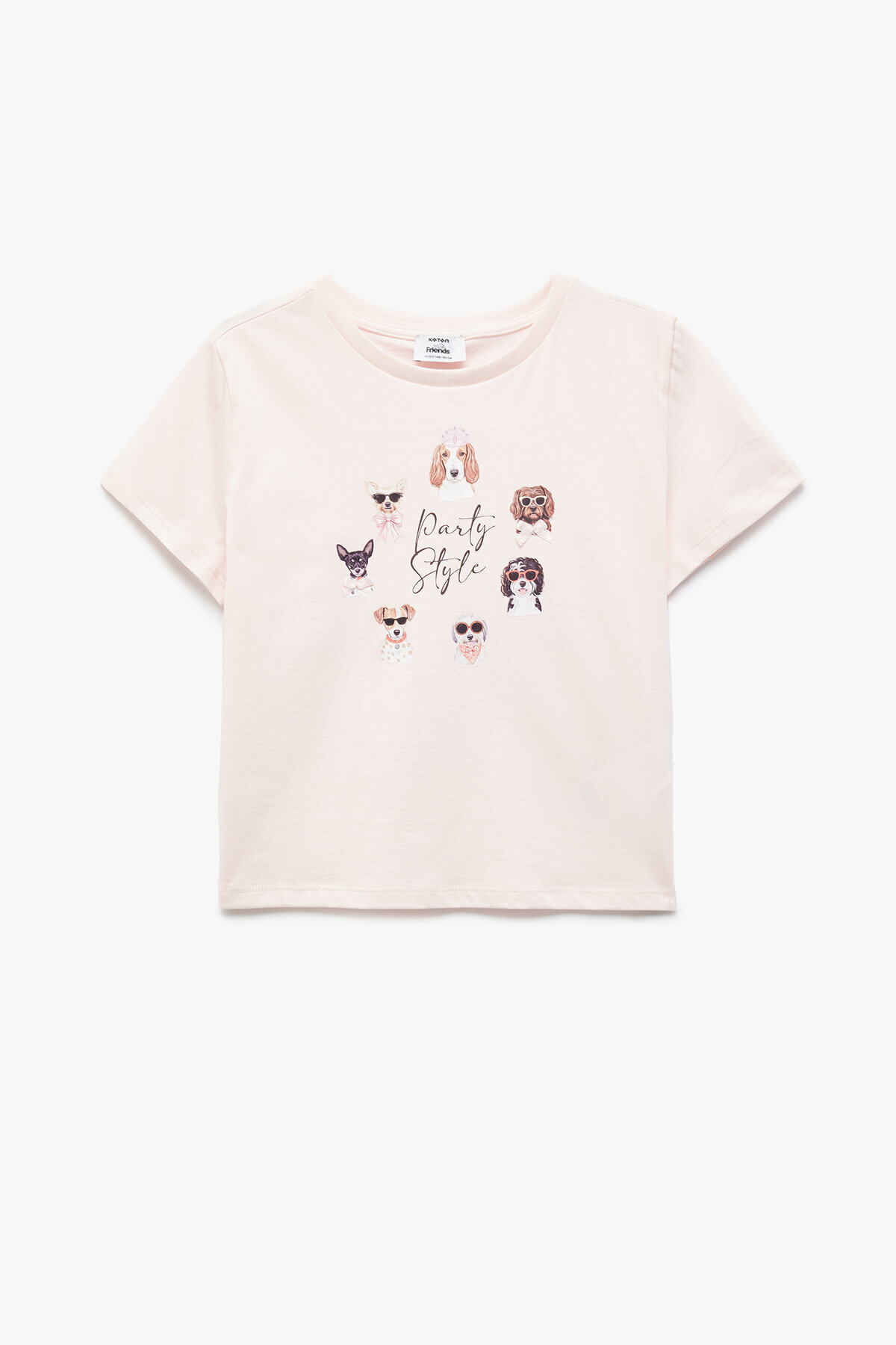 Koton Kız Çocuk Tişört 5SKG10483AK