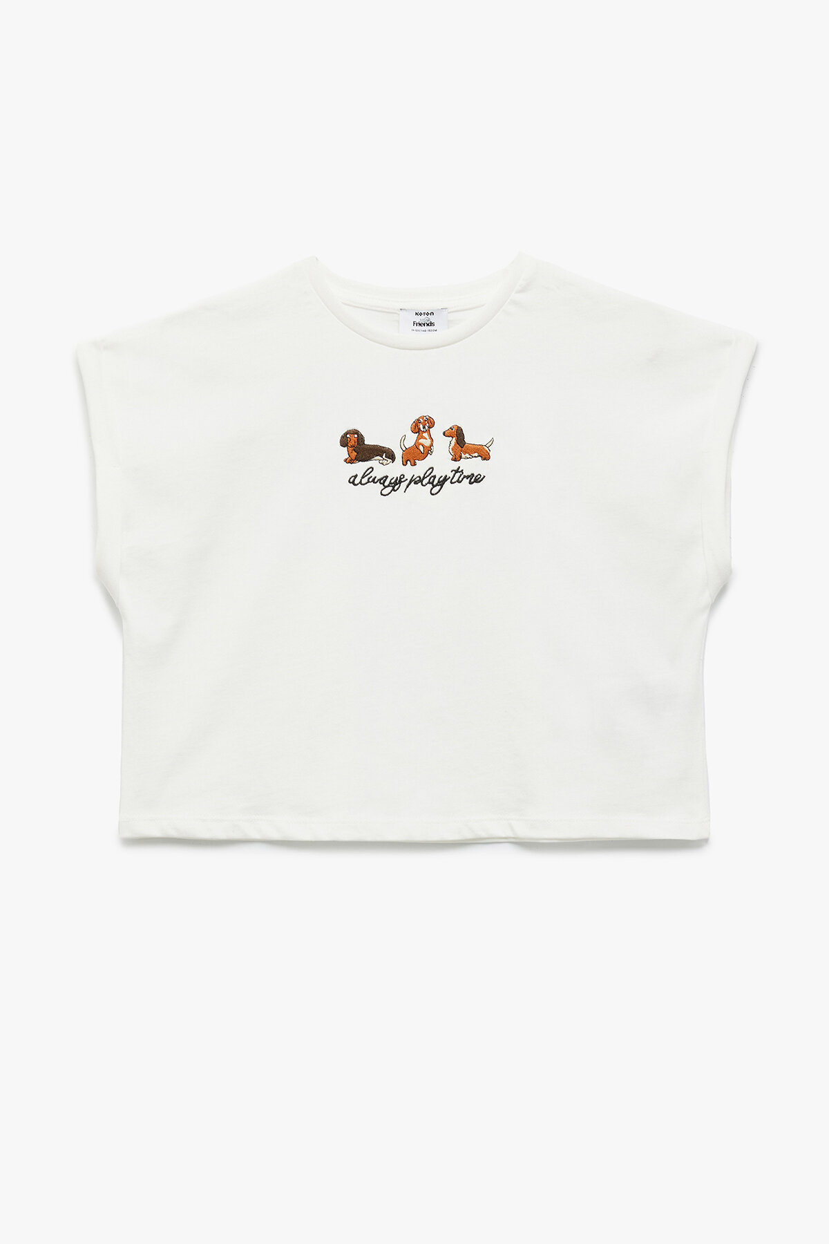 Koton Kız Çocuk Tişört 5SKG10490AK