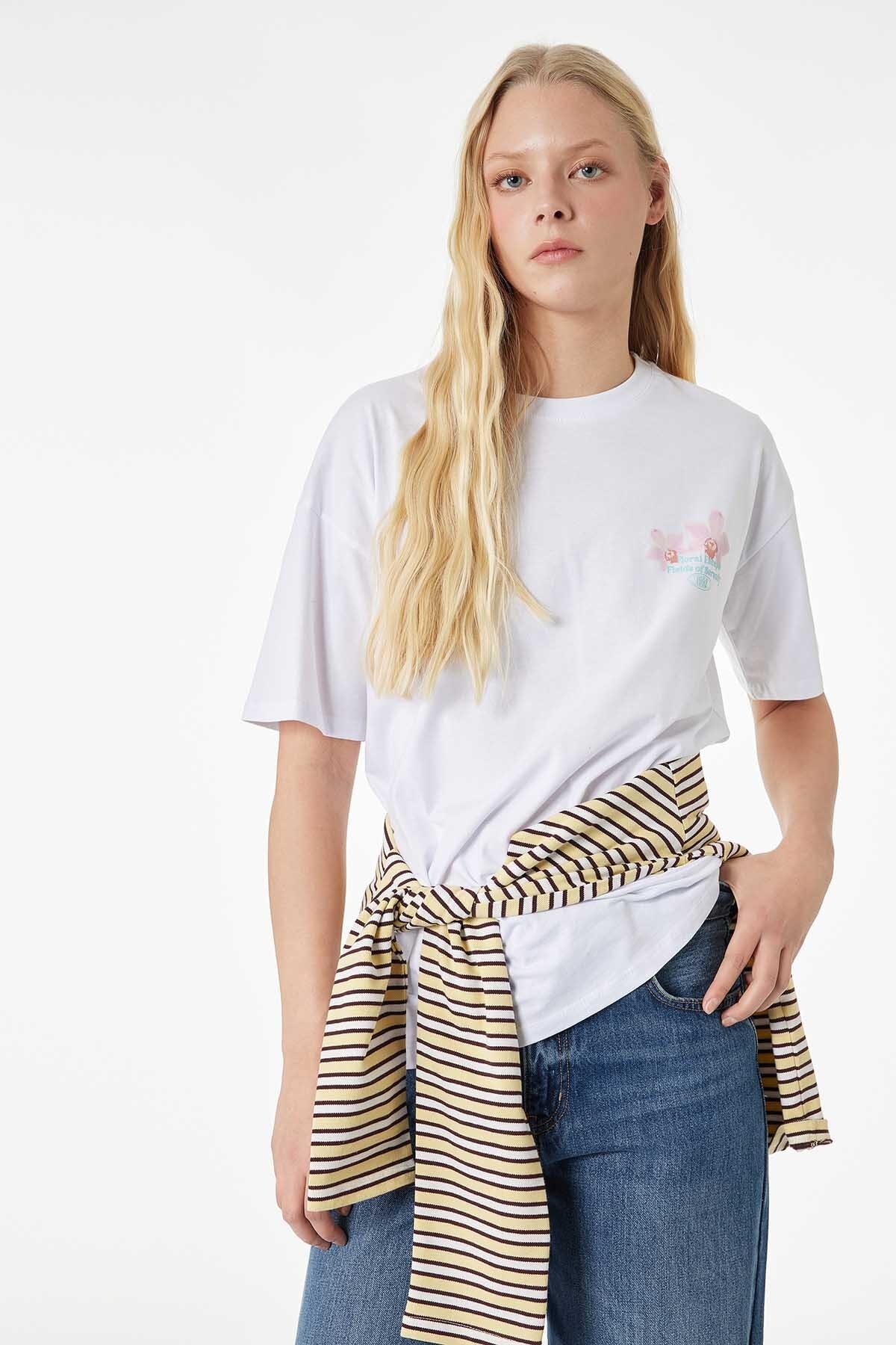 Koton Kadın Tişört 6SAL10050IK