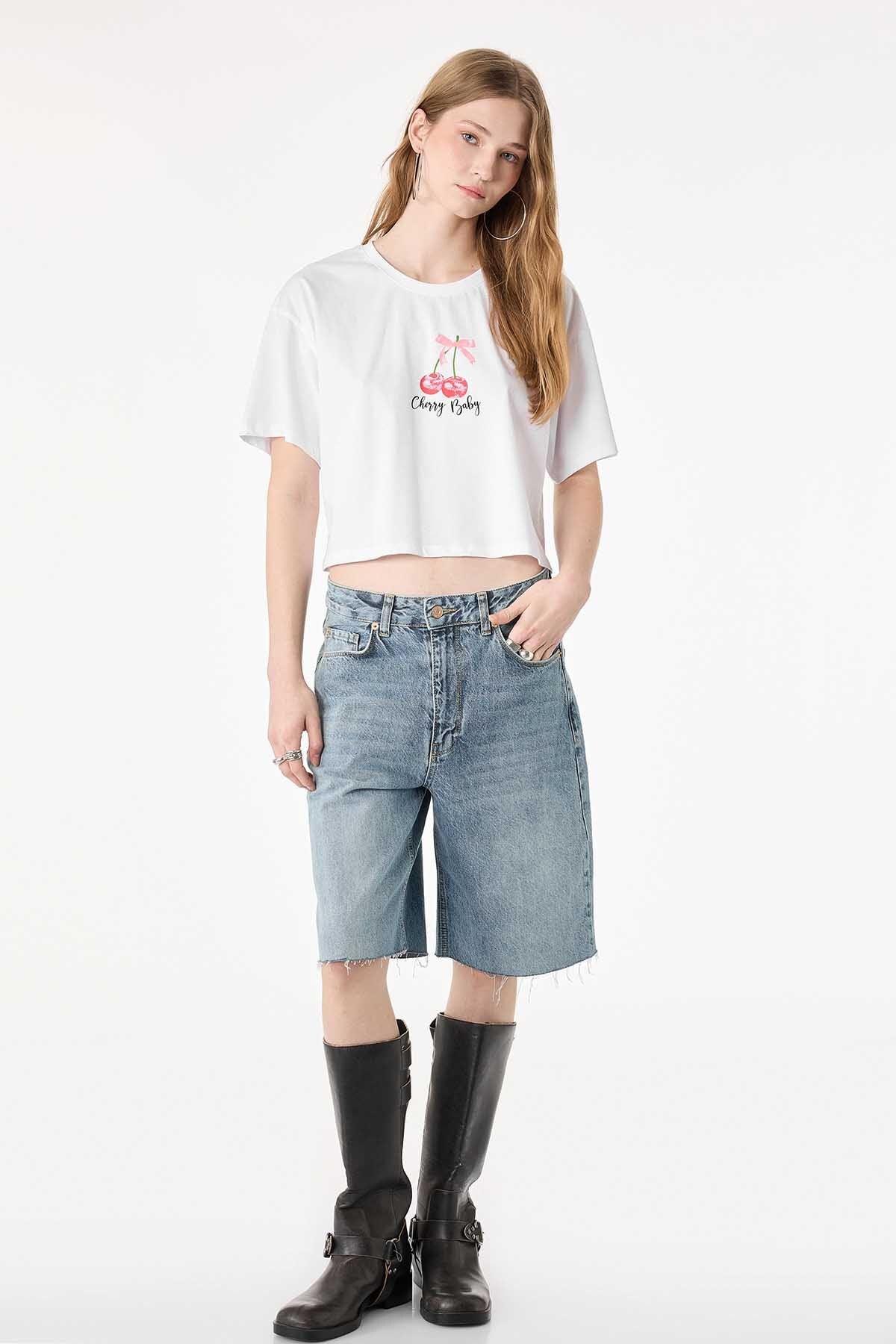 Koton Kadın Tişört 6SAL10095IK