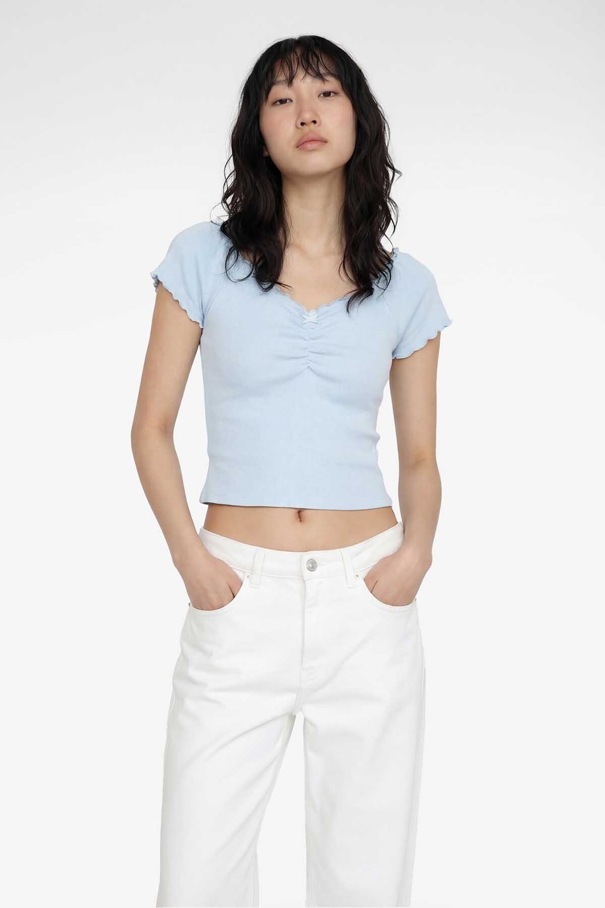 Koton Kadın Tişört 6SAL10128IK