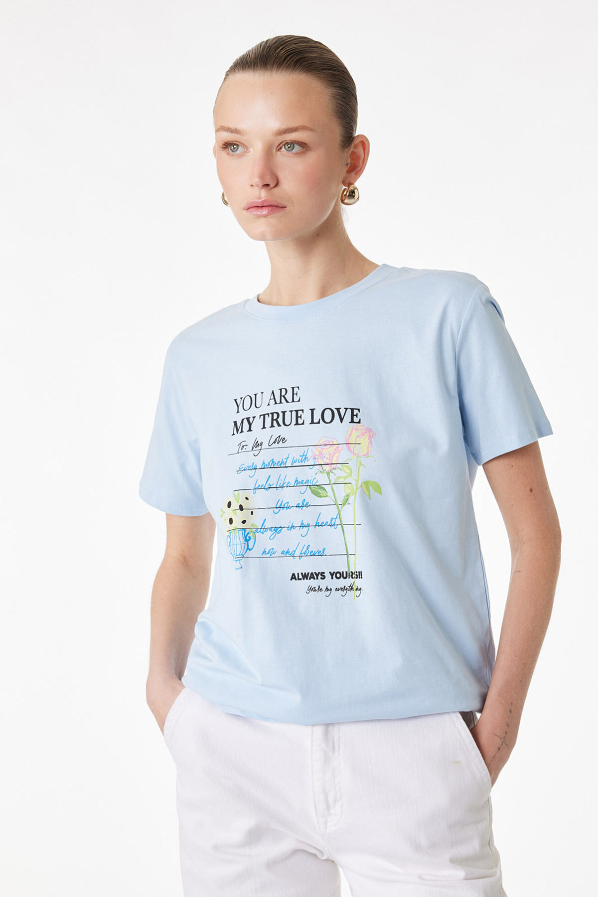 Koton Kadın Tişört 6SAK50040EK