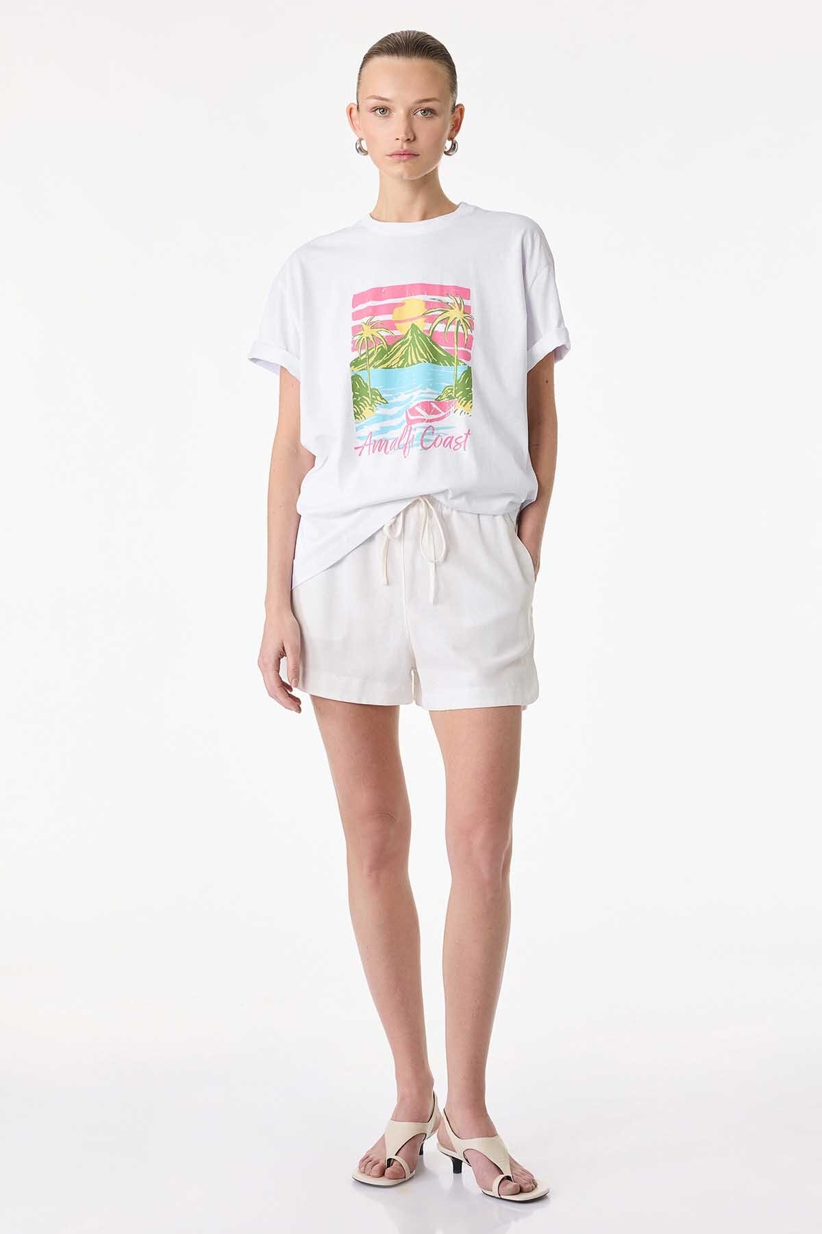 Koton Kadın Tişört 6SAK50051EK