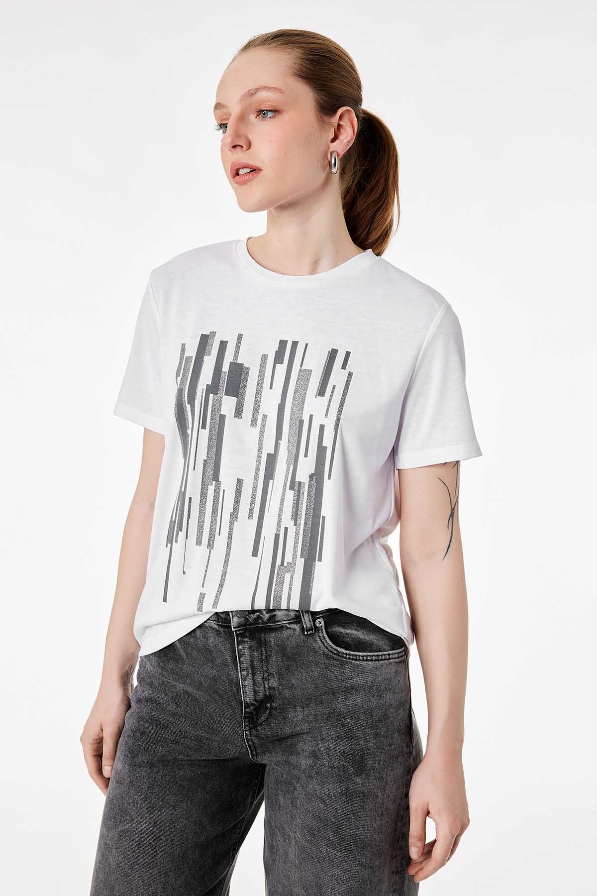 Koton Kadın Tişört 6SAK50126EK