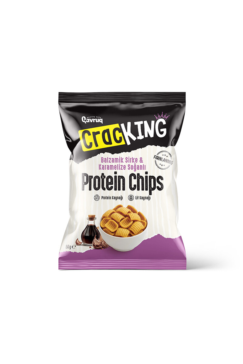 Cracking Balzamik Sirke Soğanlı Protein Cips 50 g