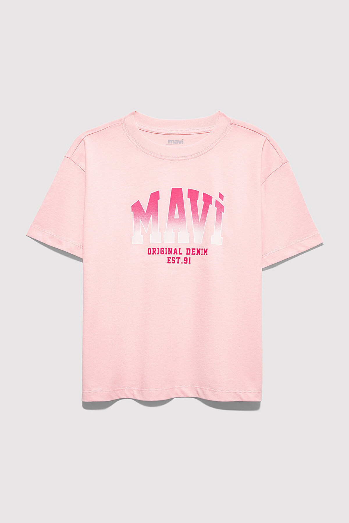 Mavi Kız Çocuk Tişört M7610386-71007